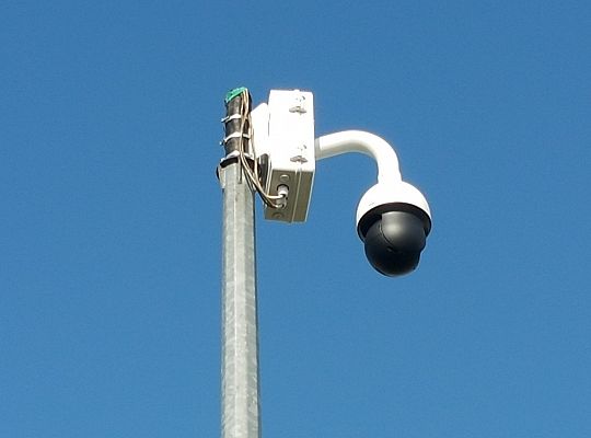 Montaż kamery BCS kopułowej - teren Galerii Kaszuby w Wejherowie