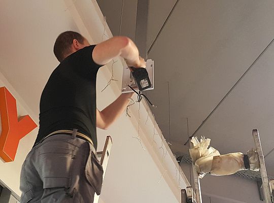 Montaż kamery w obiekcie CH Kaszuby Wejherowo