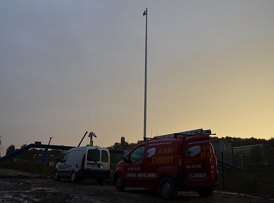 Plac budowy Radunia Gdańsk październik 2013