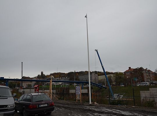 Plac budowy Radunia Gdańsk październik 2013
