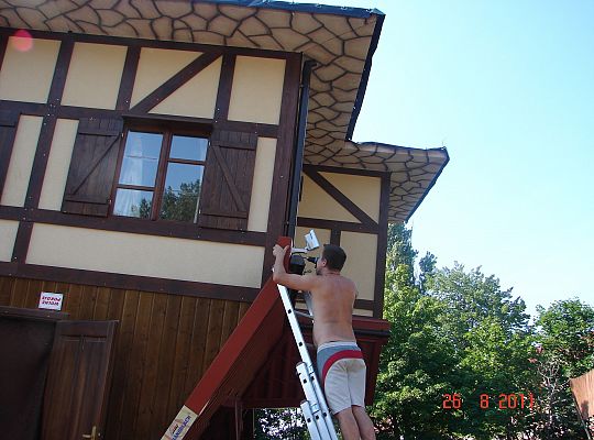 Domek do góry nogami Łeba sierpień 2011