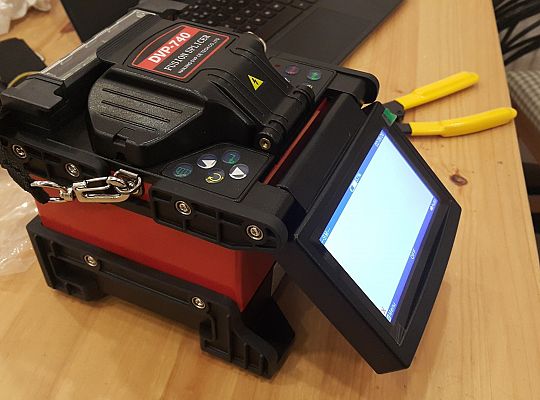 Spawanie światłowodów Romanik styczeń 2018