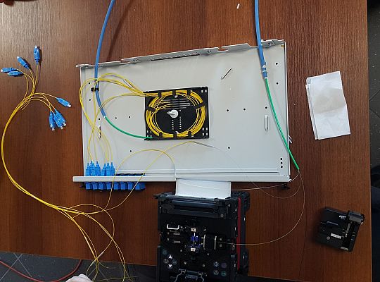 Spawanie światłowodów Romanik styczeń 2018