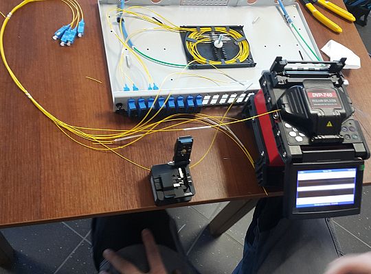 Spawanie światłowodów Romanik styczeń 2018