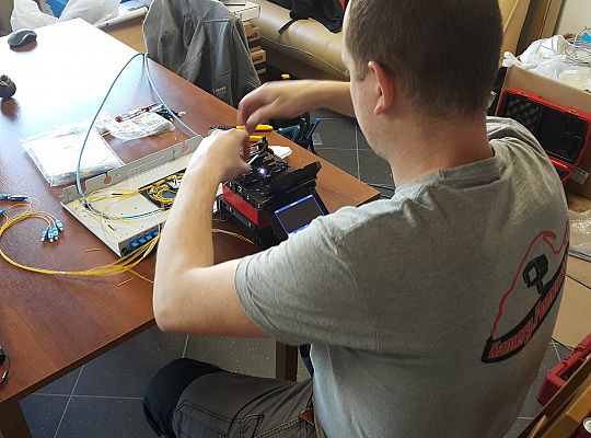 Spawanie światłowodów Romanik styczeń 2018