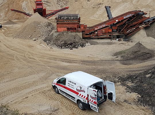 Miejsce montażu monitoringu bezprzewodowego k. Kościerzyny